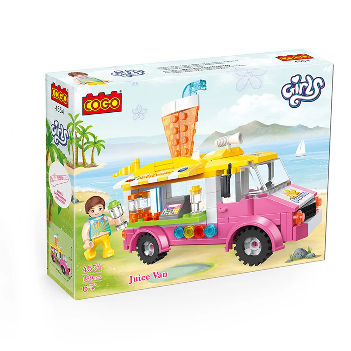 Cogo kocke Juice Van, 16.5x7.8x12cn