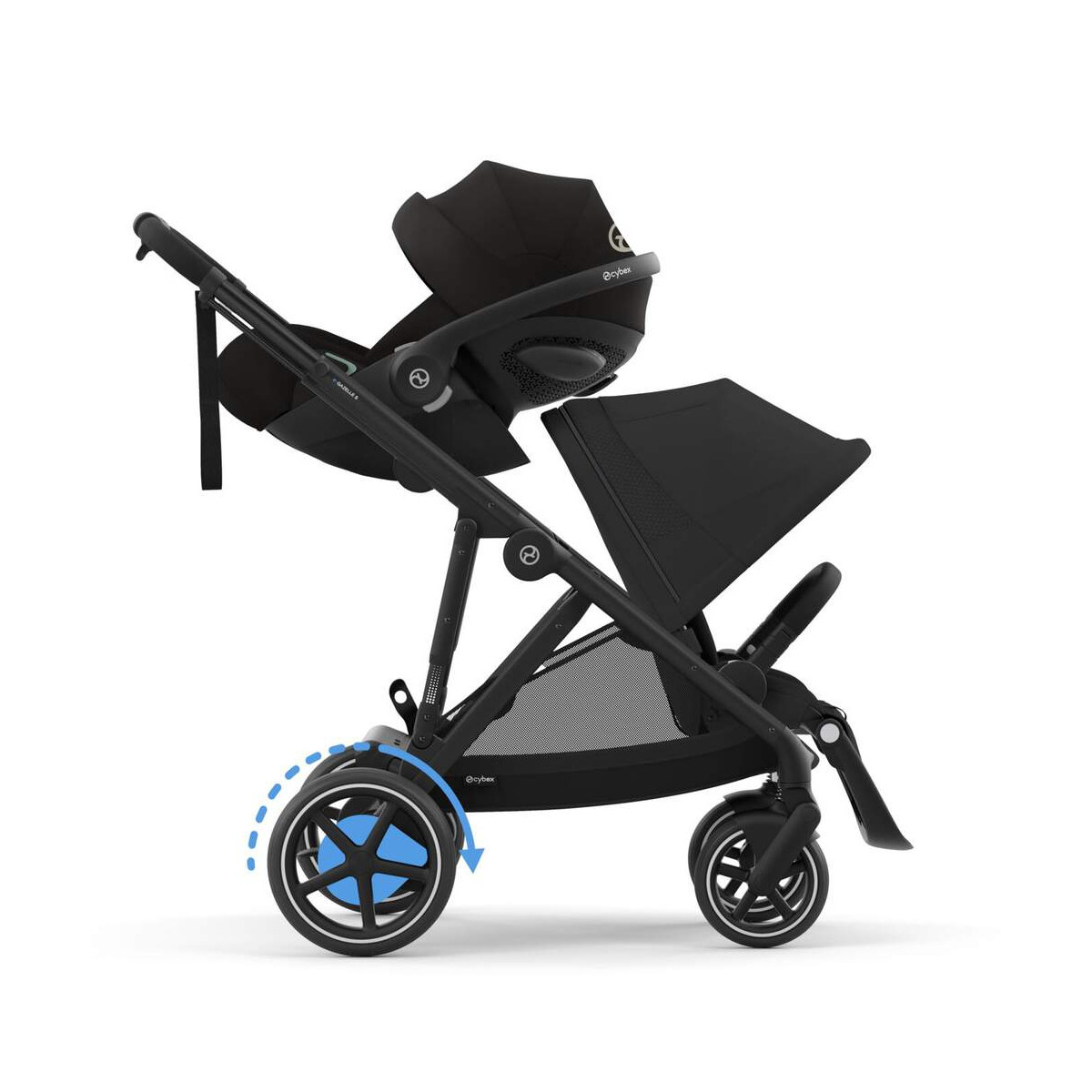 Cybex kolica e-Gazelle S, Moon Black