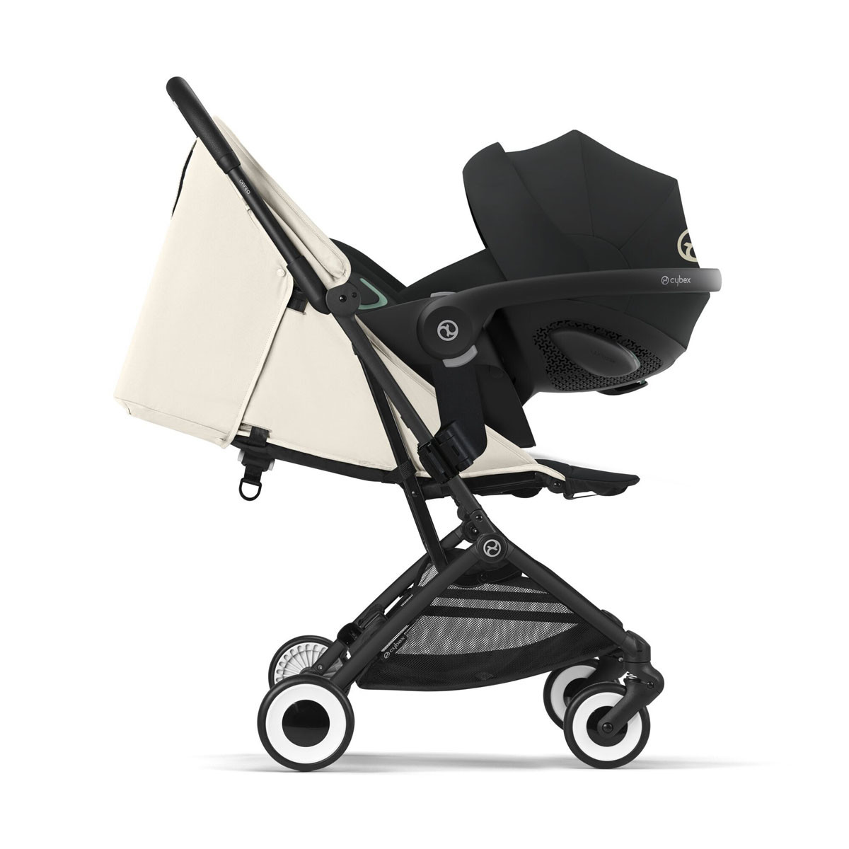 Cybex kolica Orfeo, Canvas White/Black Frame