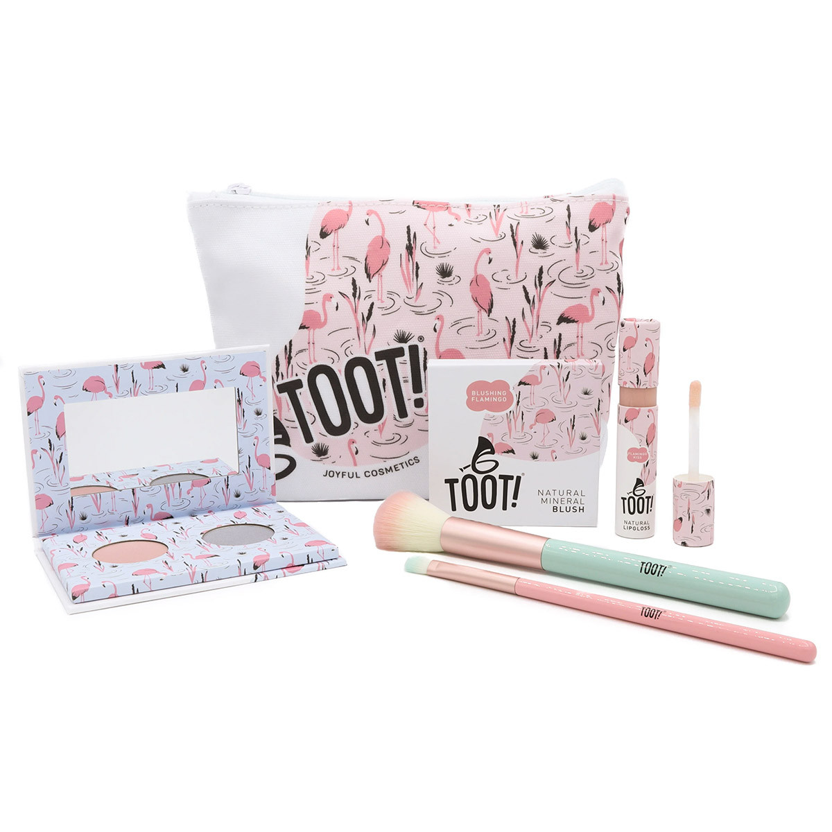 Toot! flamingo kiss set