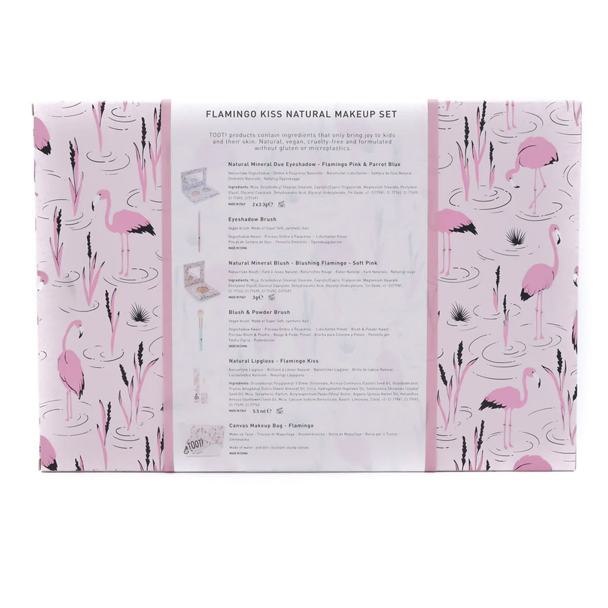 Toot! flamingo kiss set