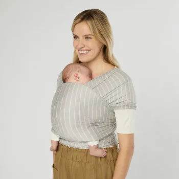 Ergobaby marama za nošenje bebe Aura Grey Stripes